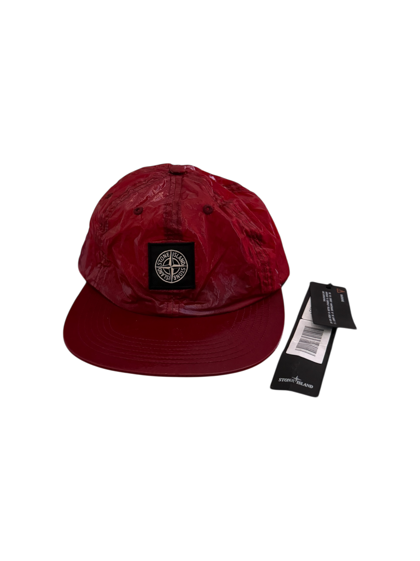 Stone Island x Supreme Red 'Silk Light' Cap - Unisize