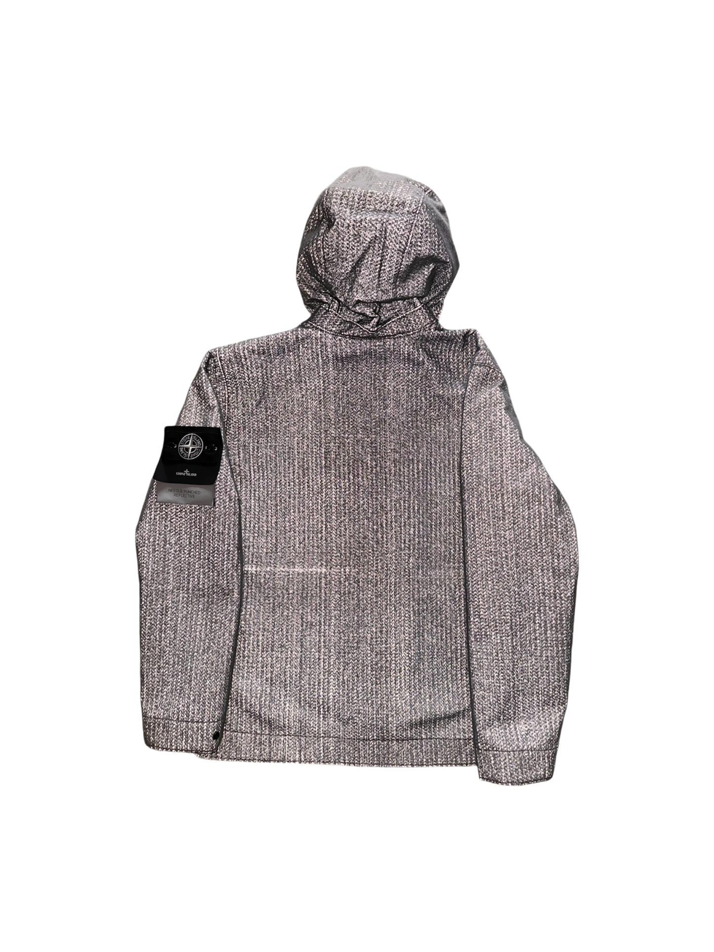 Stone Island 'Needle Punched Reflective' Balaclava Jacket - Large