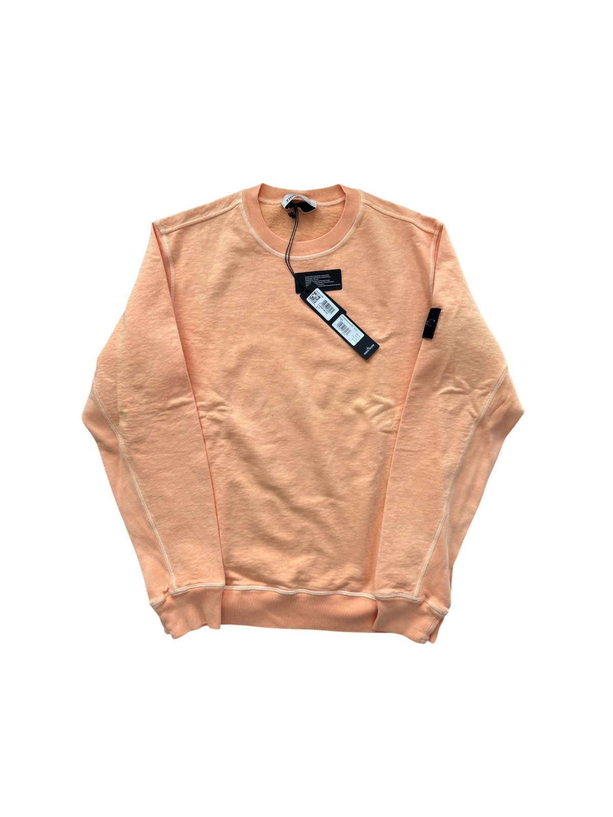 Stone Island 2025 Orange Crewneck - Large