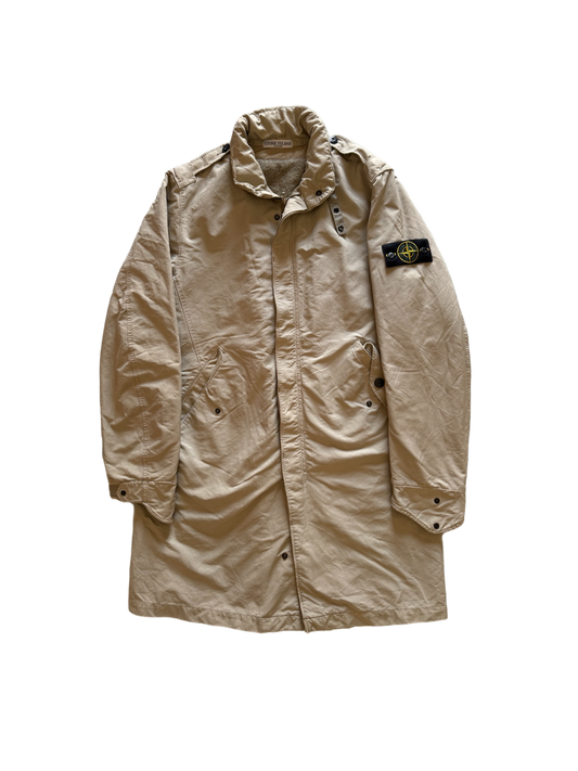 Stone Island Beige Parka - Large