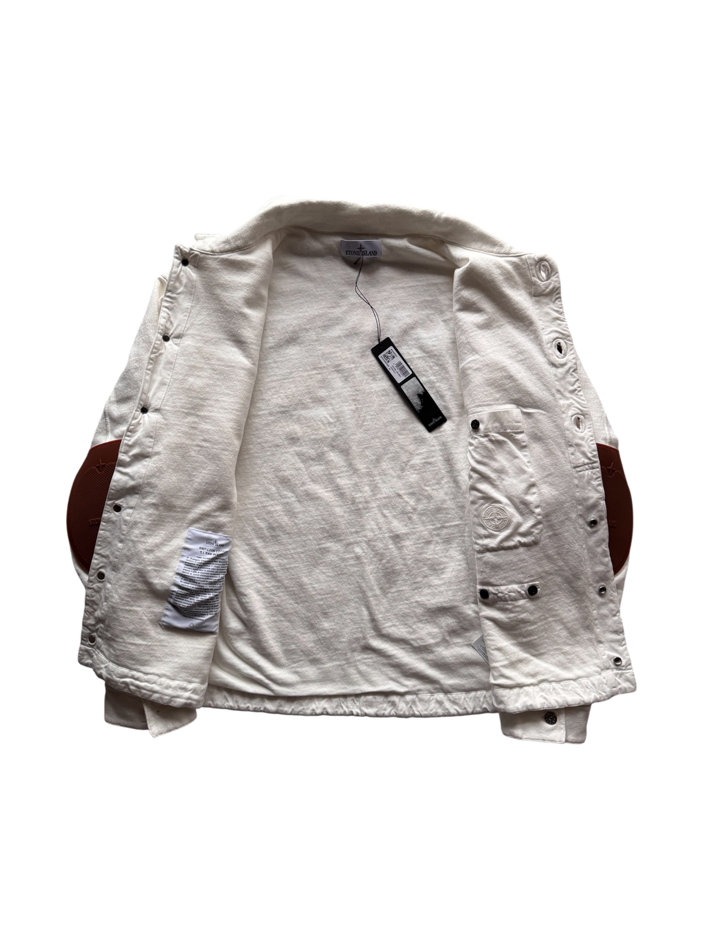 Stone Island 2025 'Knit Look Cotton Raw Beauty' - XL