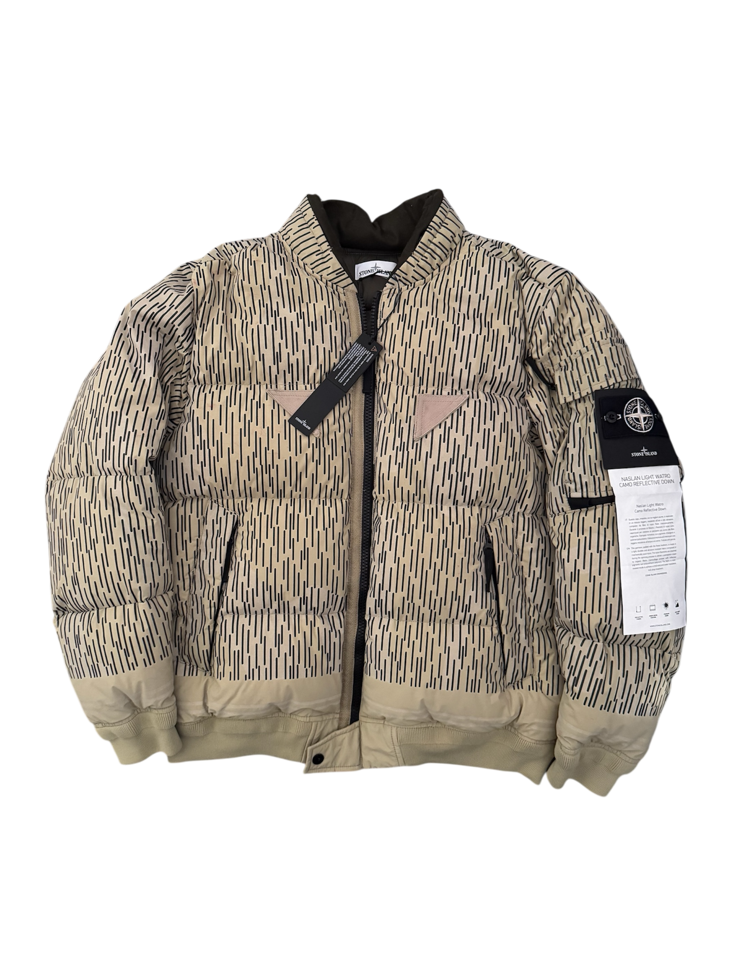 Stone Island 'Naslan Light Watro Camo Reflective' Puffer - Large