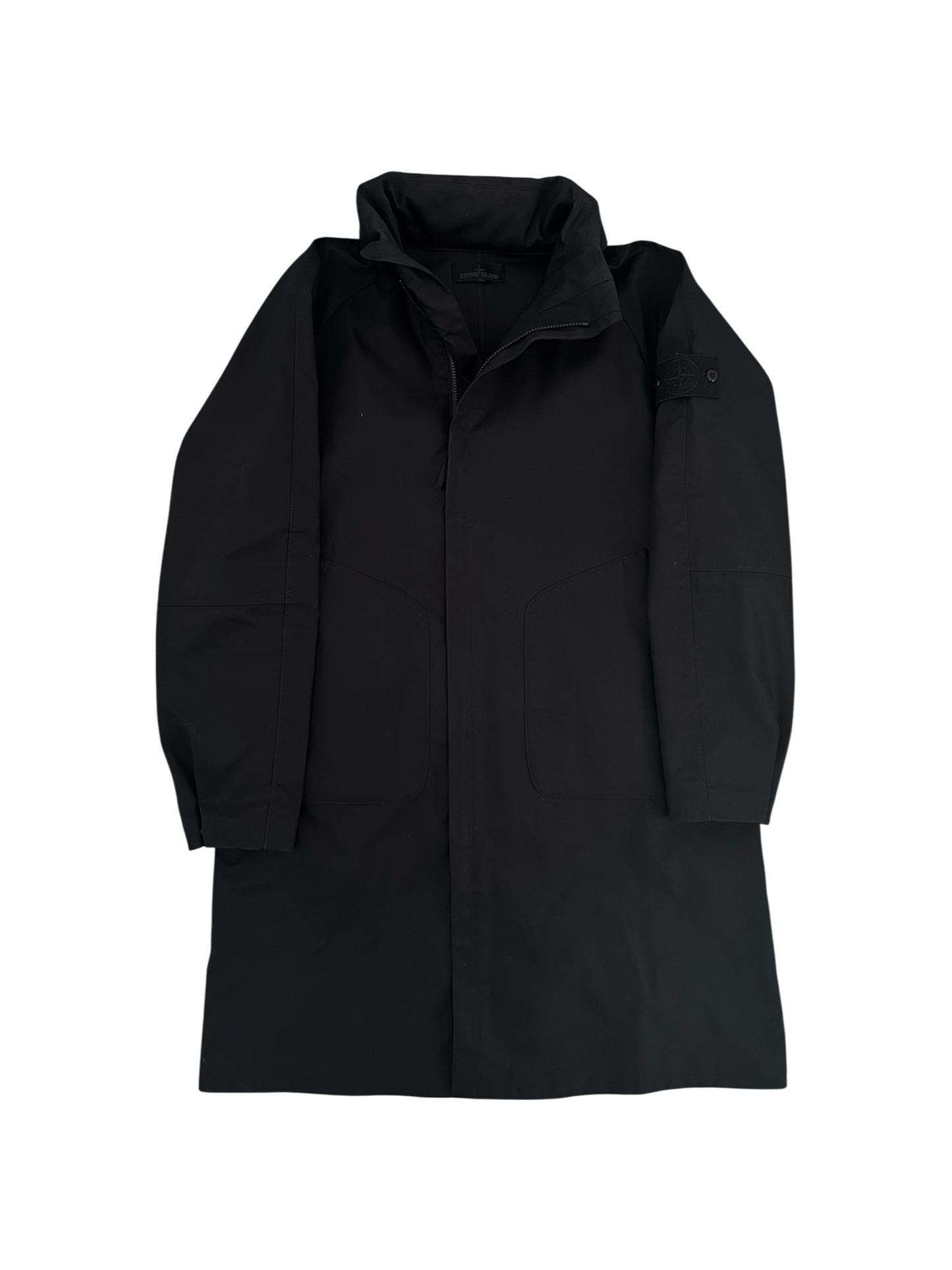 Stone Island 'Mac Supima 2L Ghost Piece' Long Jacket - Large