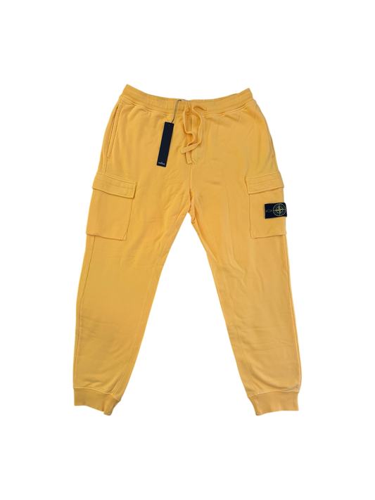 Stone Island Yellow Joggers - XXL