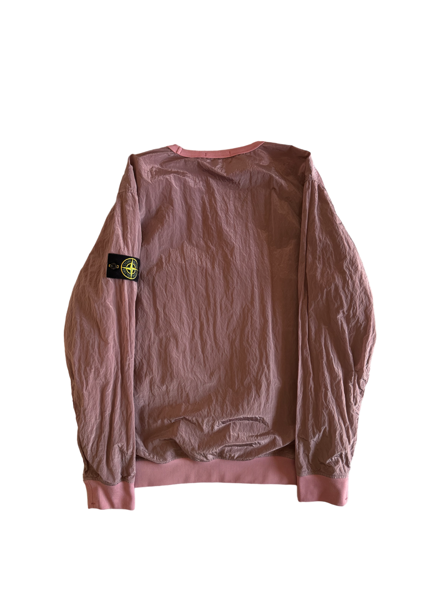 Stone Island Pink 'Nylon Metal' Crewneck - XL