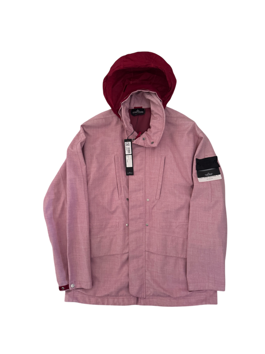 Stone Island Shadow Project Pink 'Poly Wool Diagonal 3L' Jacket - Large