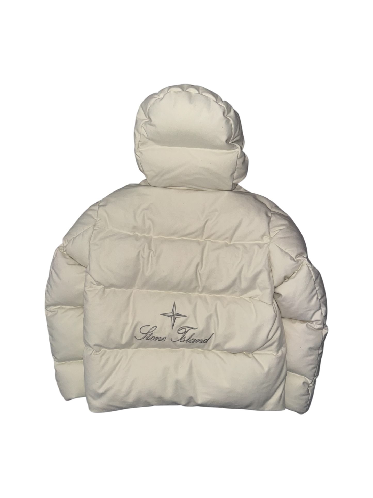 Piumino Stone Island 'Cotton Moleskin' Back Spellout - Small