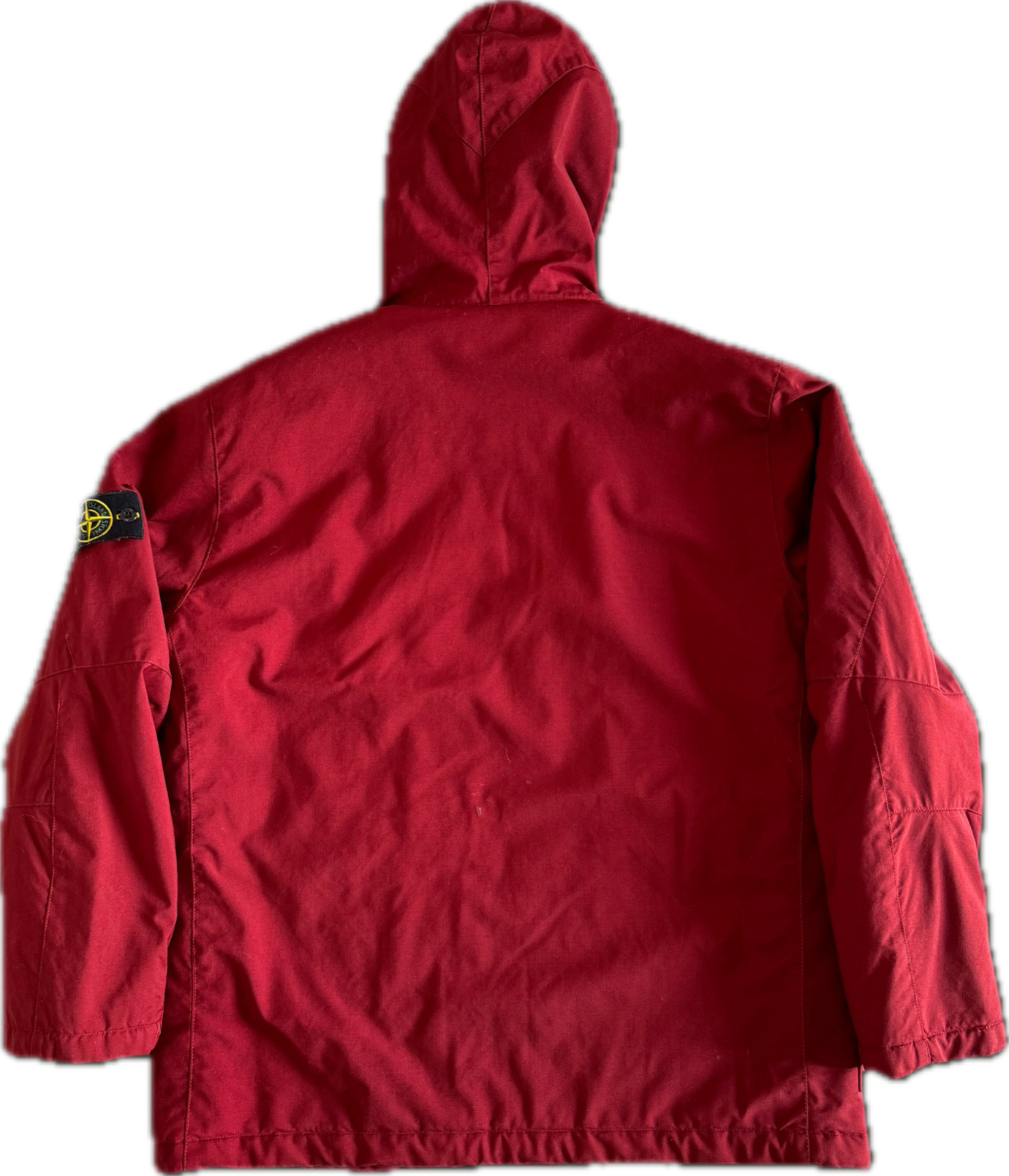Stone Island AW01 Red Quilted Parka - XL
