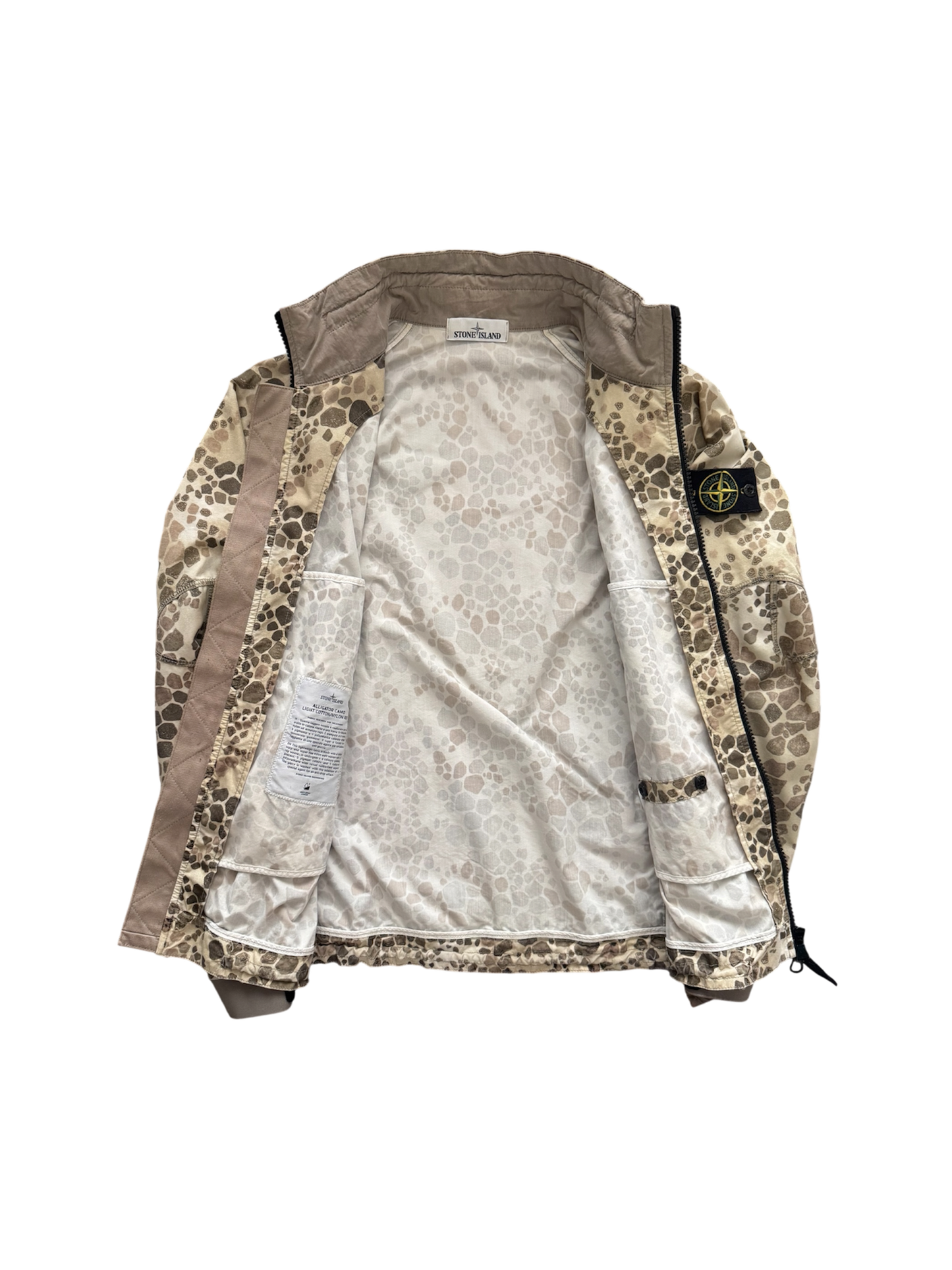 Stone Island 'Alligator Camo Light Cotton/Nylon Rep' Jacket - Medium