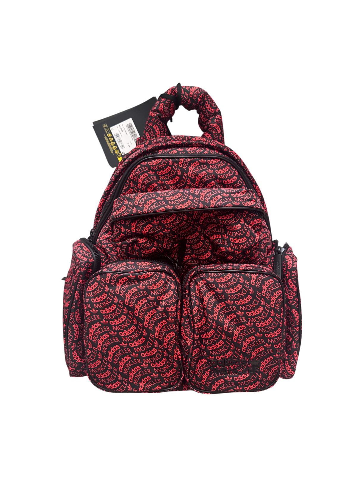 Zaino Moncler x Adidas 2023 Rosso/Nero - Unisize