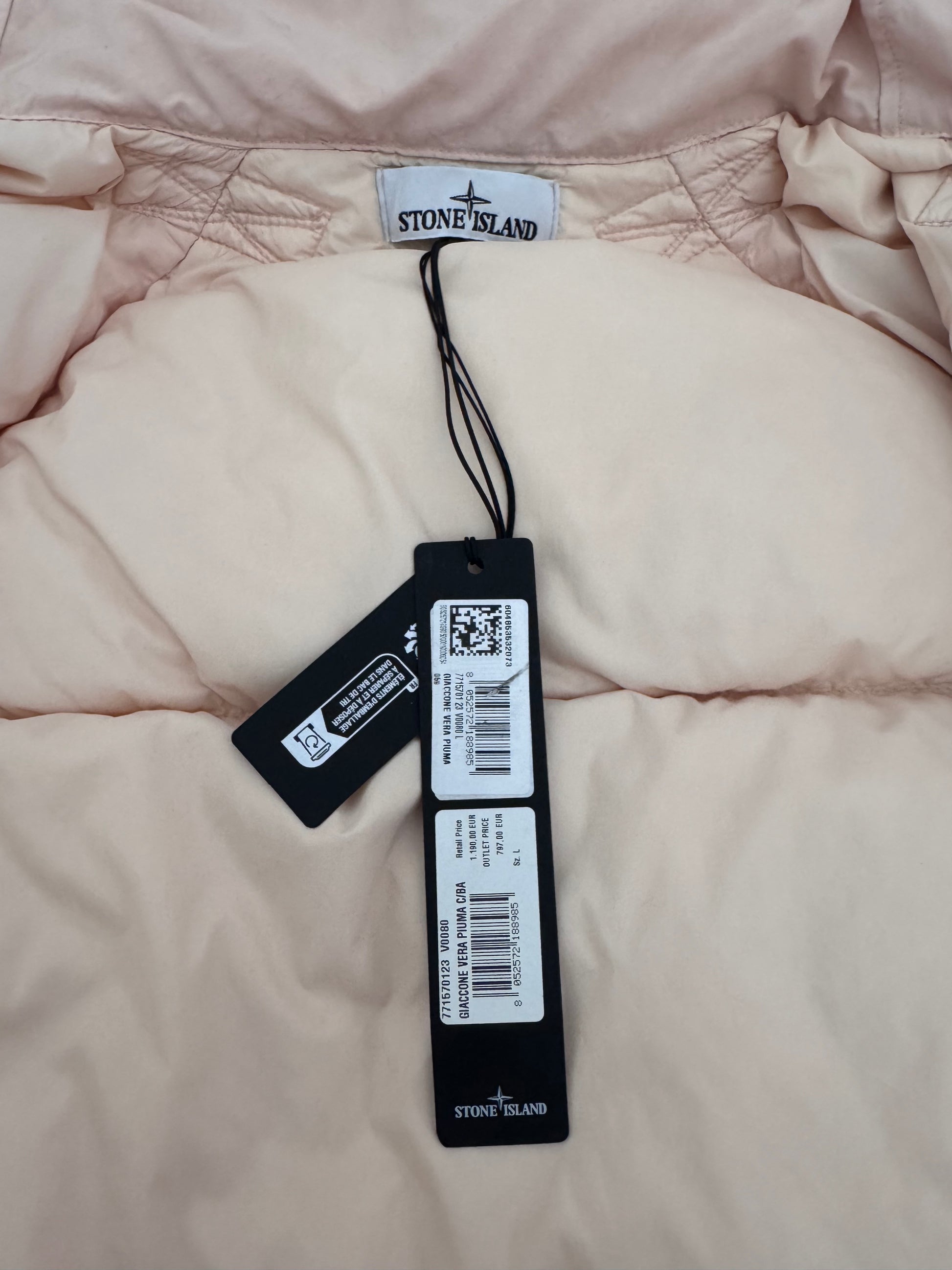 Piumino Parka Stone Island 'Crinkle Reps Ny Down' Large – MsBadge