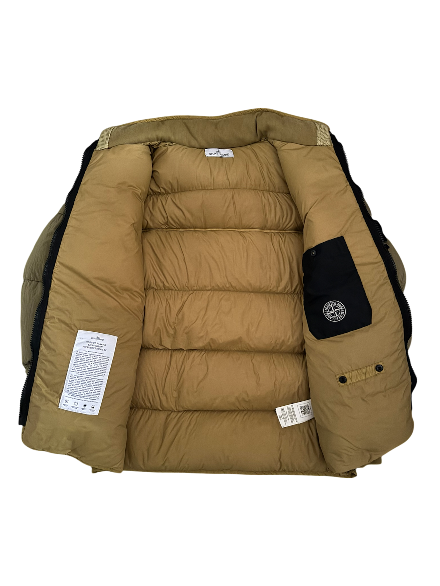 Stone Island 'Modified Panama 6/3 HT Nylon Mix Fabrics Down' Puffer - XL