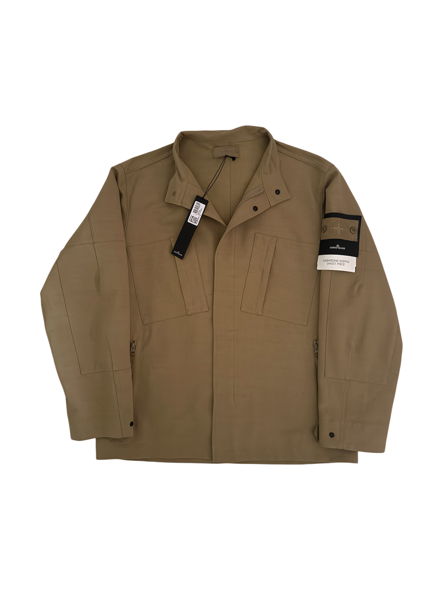 Stone Island 'Gabardine Doppio Brown Ghost Piece' Jacket - Large