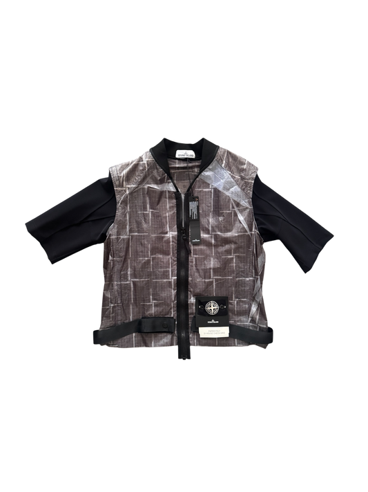 Stone Island 'Paper Poly House Check Grid' Jacket - Large