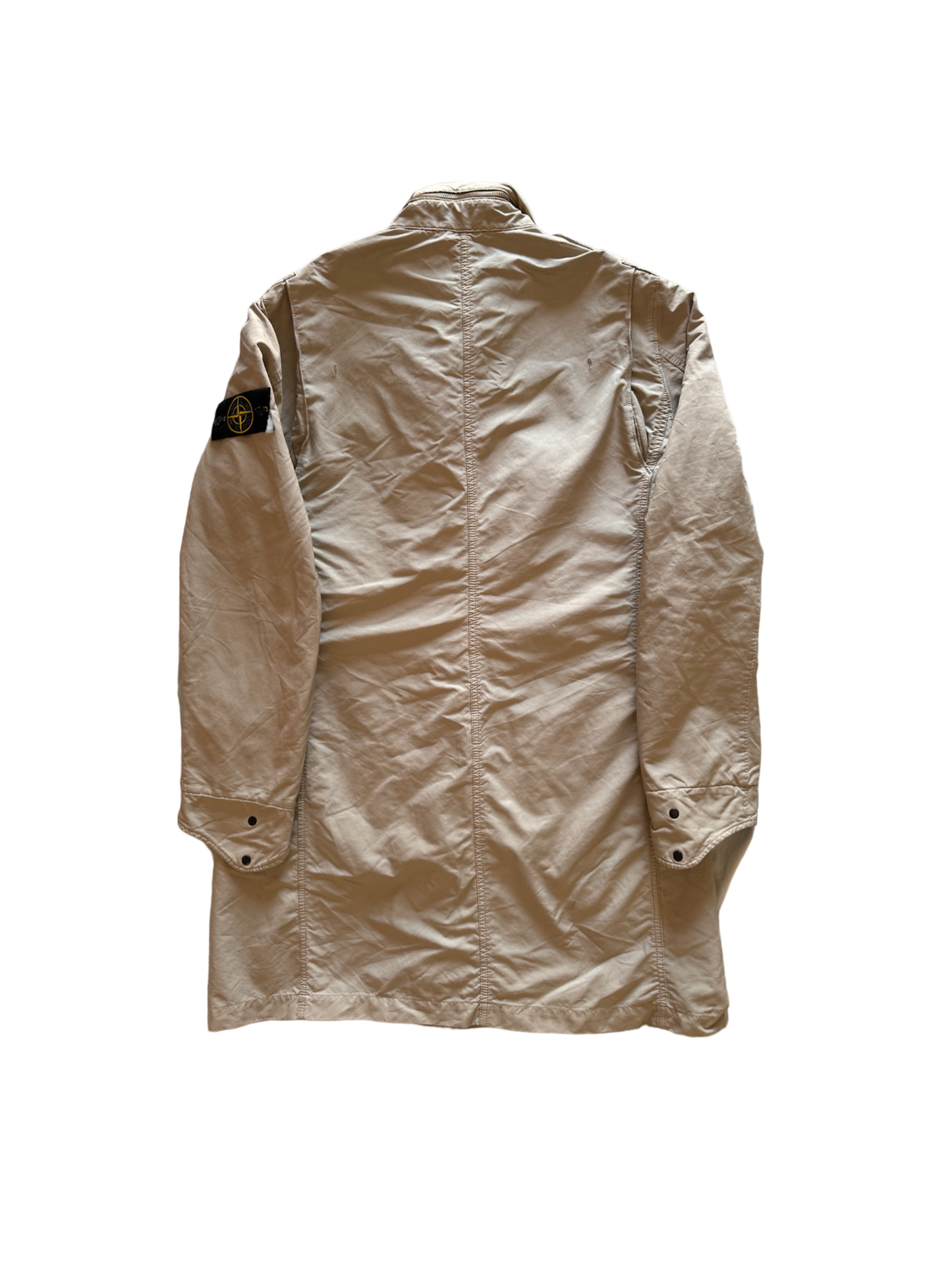 Stone Island Beige Parka - Large