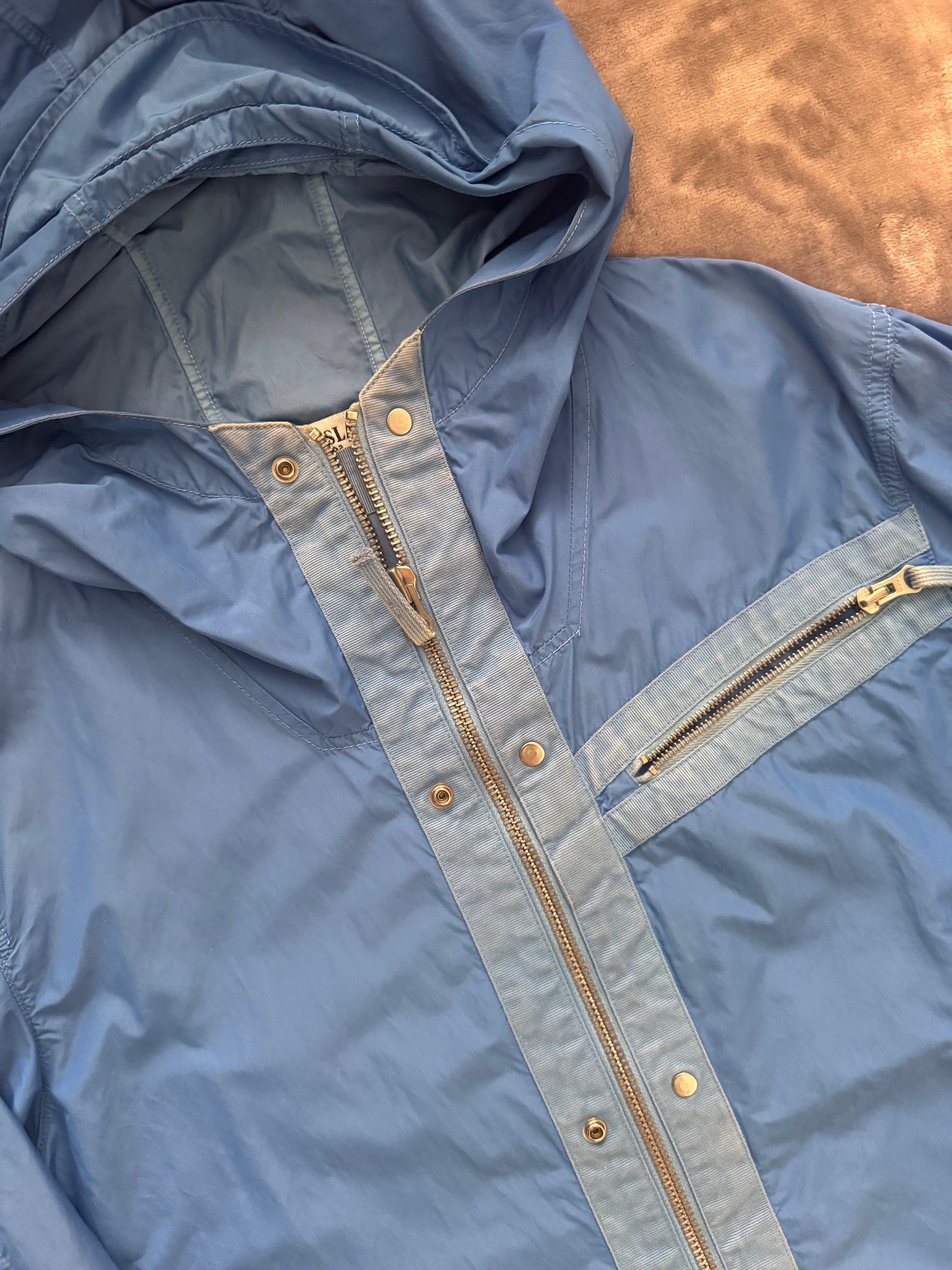 Giacca Stone Island Spalmatura Azzurra - Medium