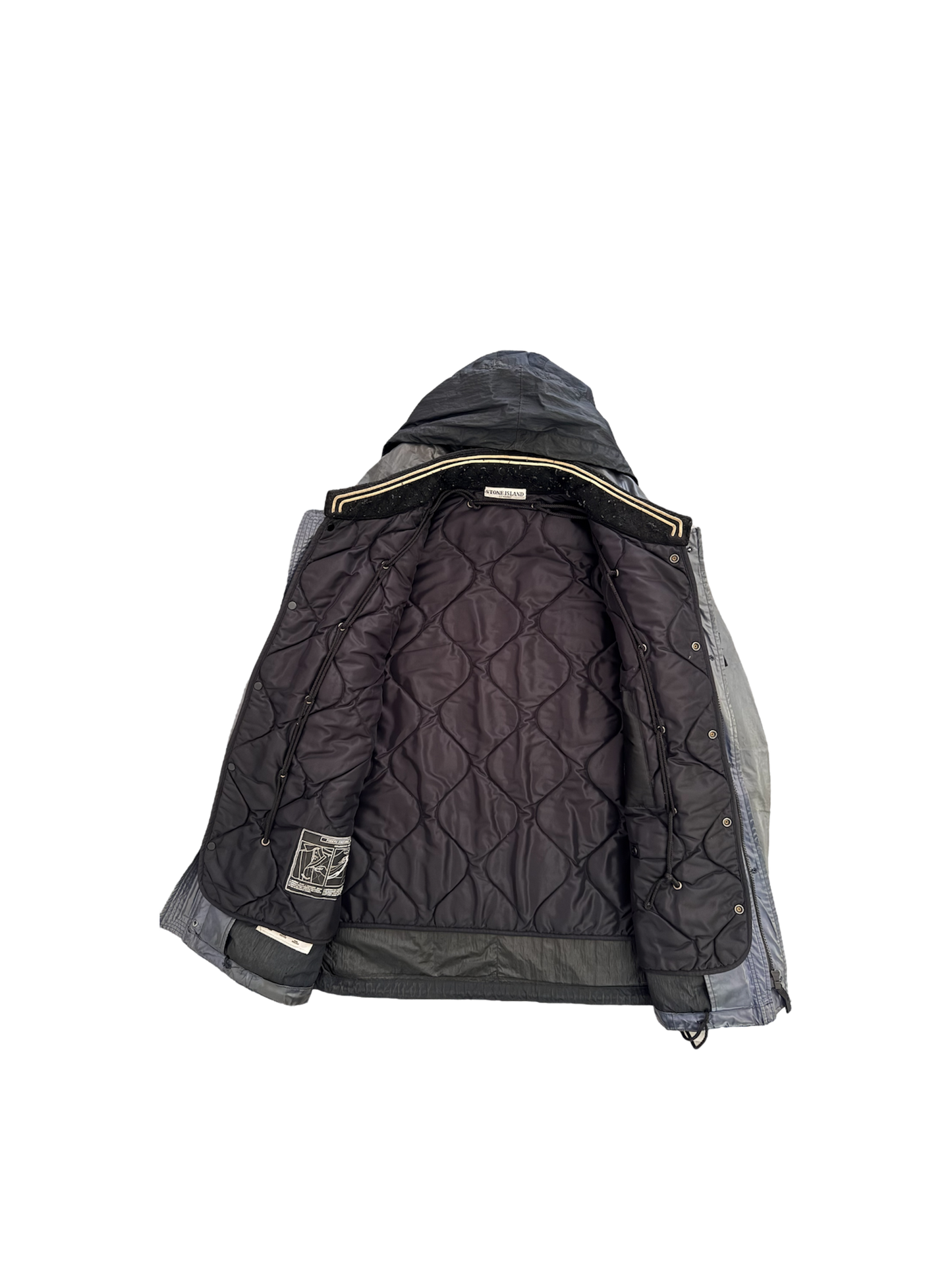 Stone Island Blue/Black Ice Jacket - XL