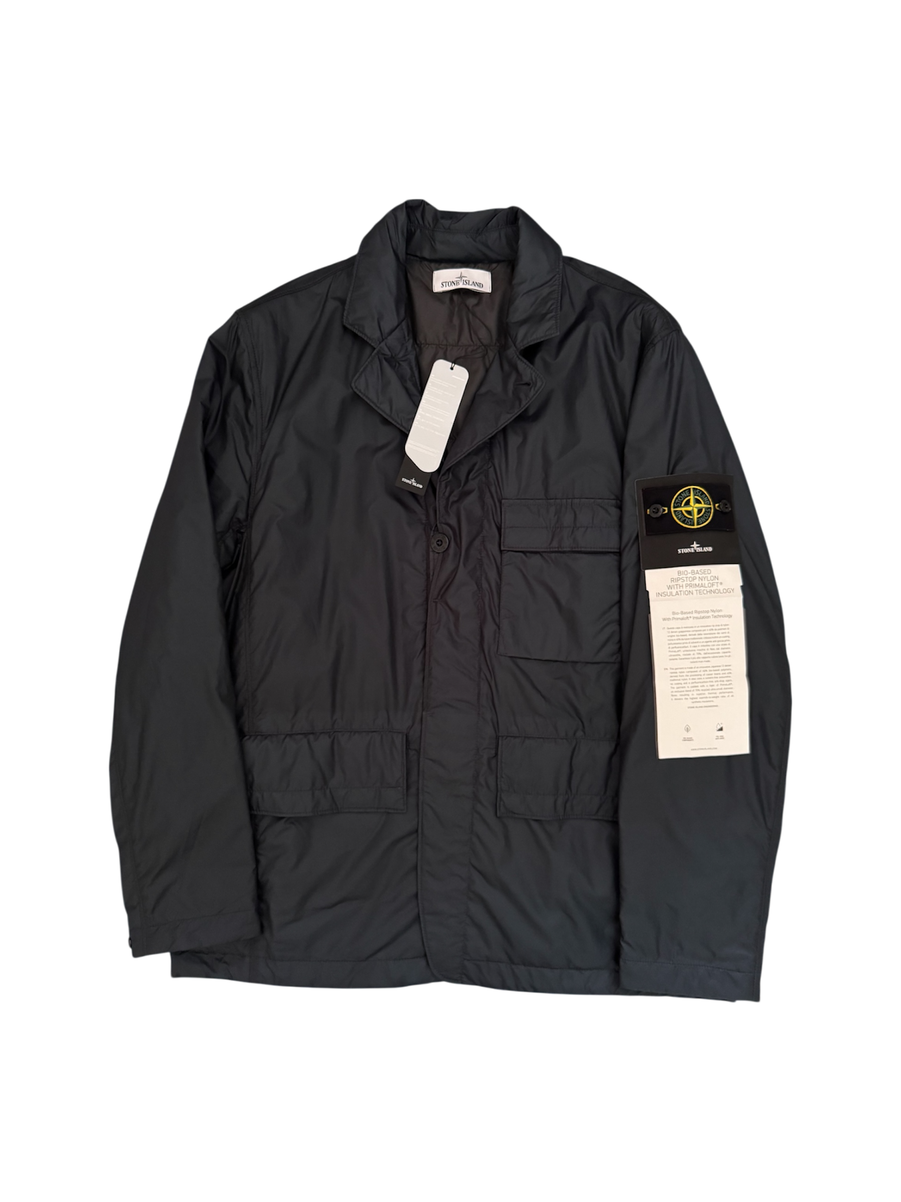 Stone Island 'Bio Based Ripstop Nylon Primaloft Insulation' Jacket - X ...