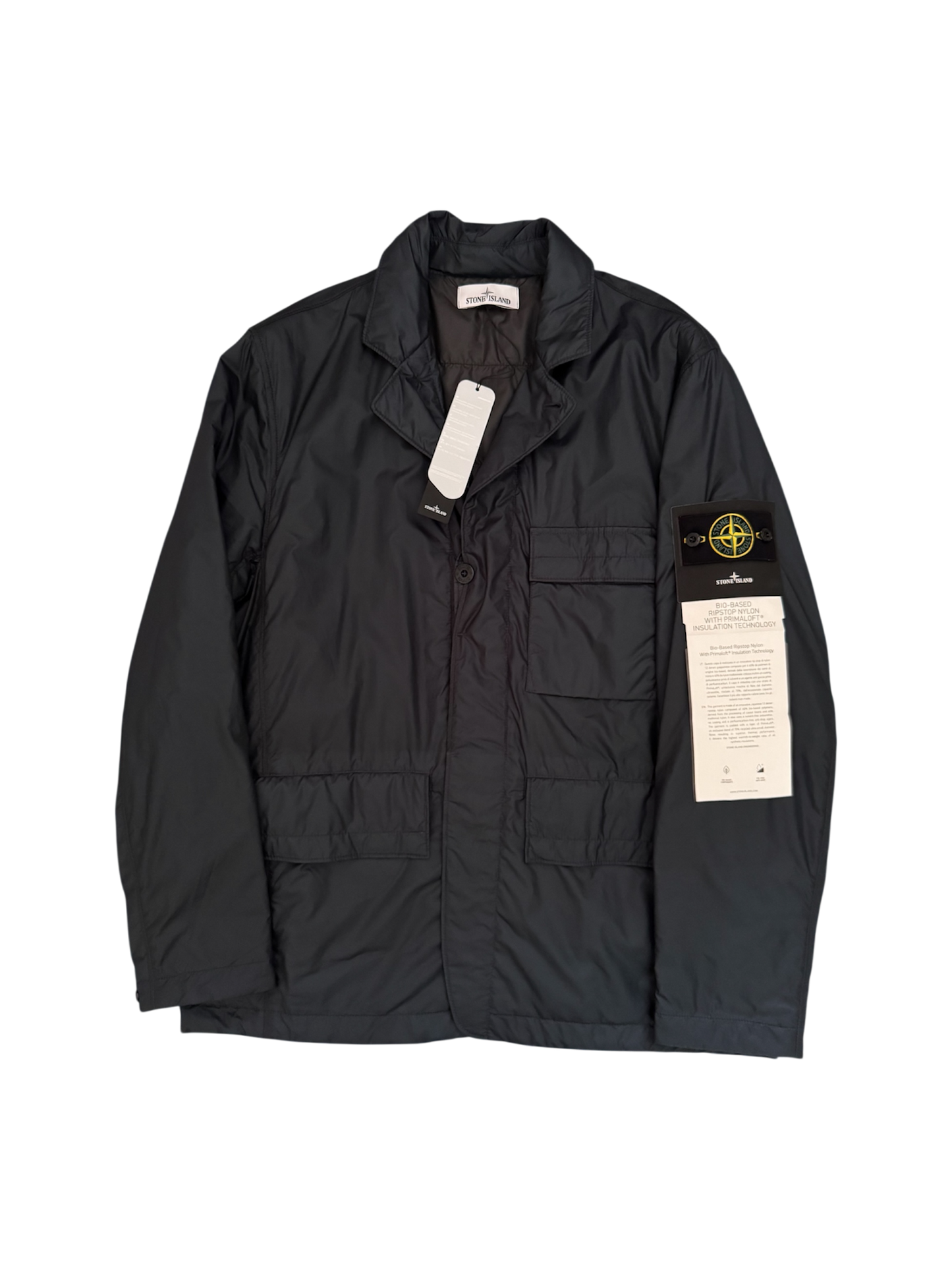 Stone Island 'Bio Based Ripstop Nylon Primaloft Insulation' Jacket - XL