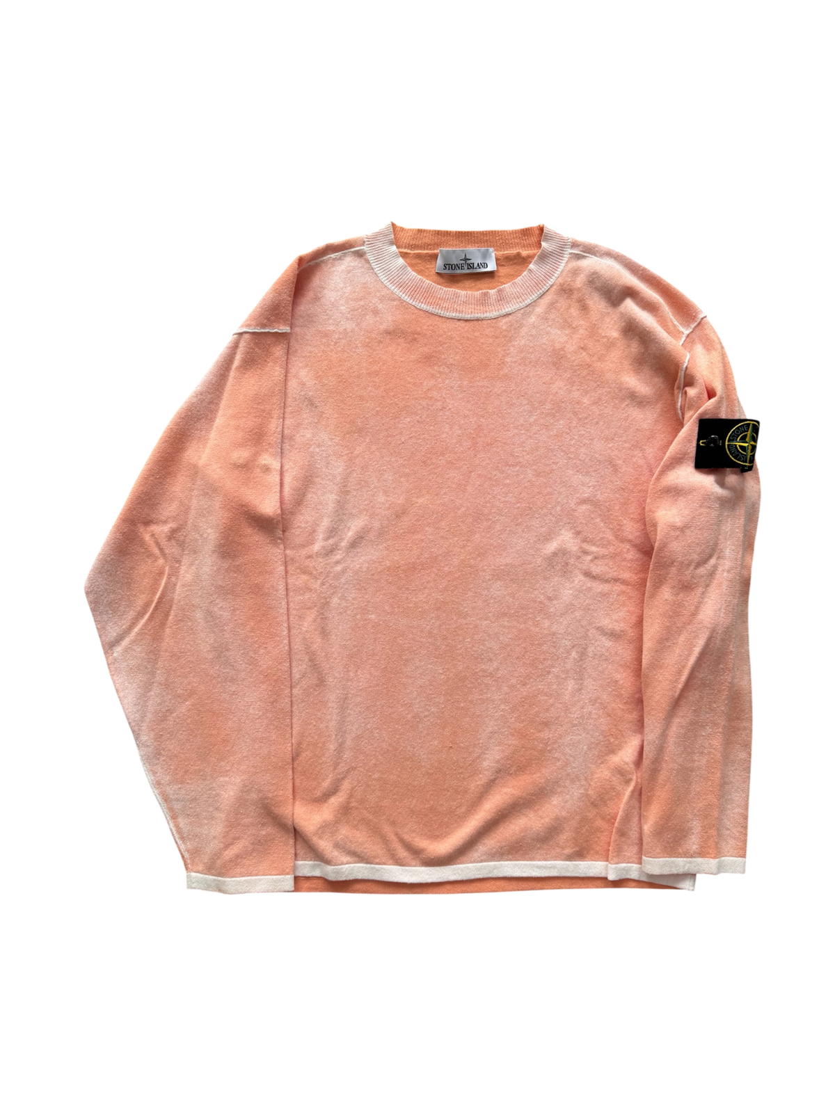 Stone Island 2025 Orange Reversible Knit - Medium