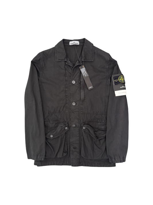 Stone Island Black 'Tela Smerigliata' Jacket - Medium