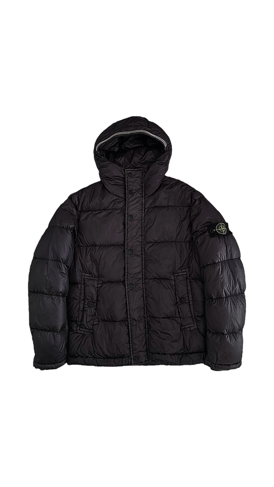 Stone Island Grey 'Garment Dyed' Puffer - Large