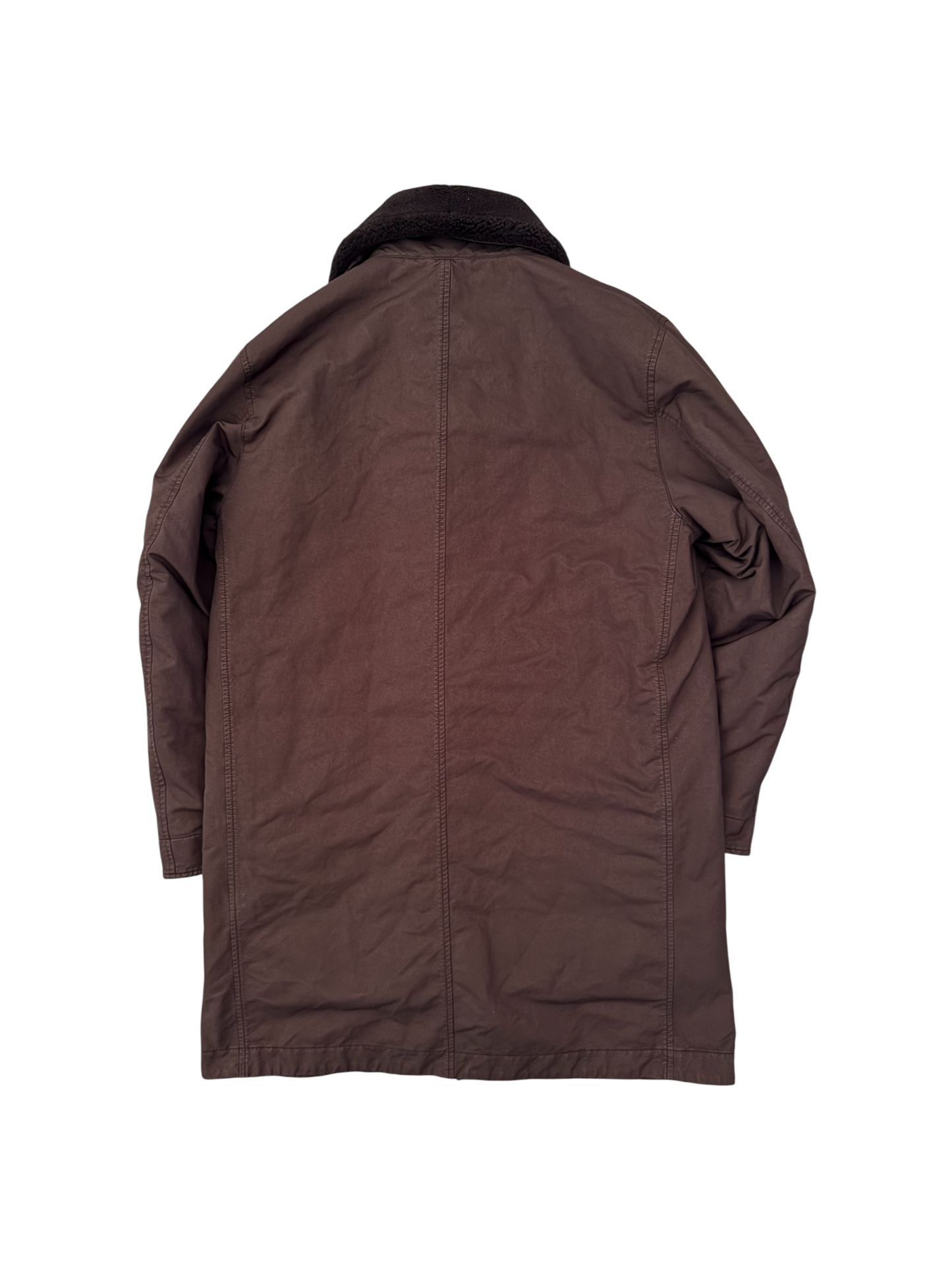 Stone Island 'David TC Sheepskin Ghost Piece' Long Jacket - Medium