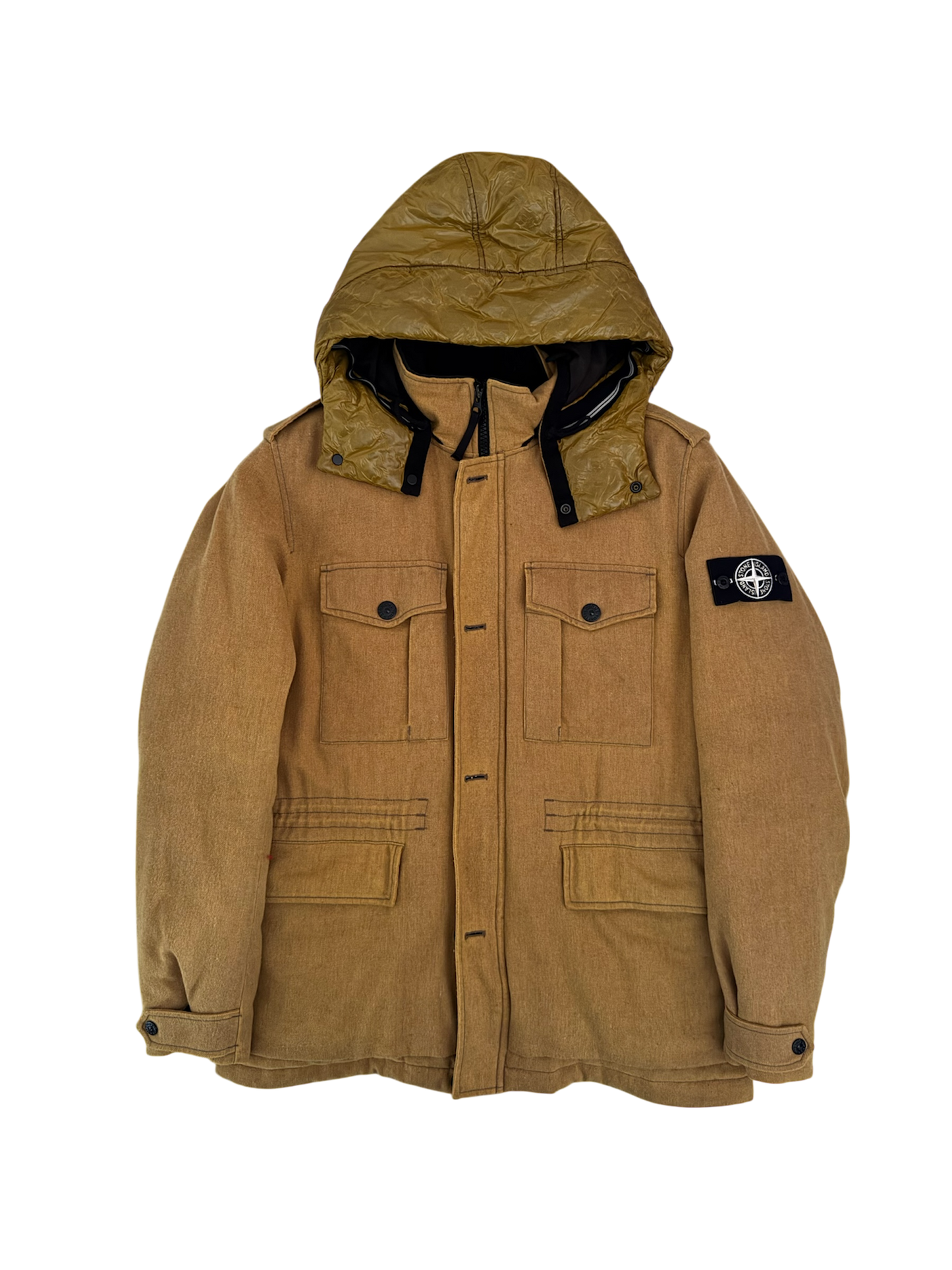 Stone Island 'Wool Blend Ice Jacket' - Large