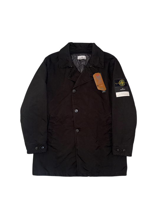 Stone Island 2022 Black 'David Tc Primaloft Insulation' Trench - 3XL