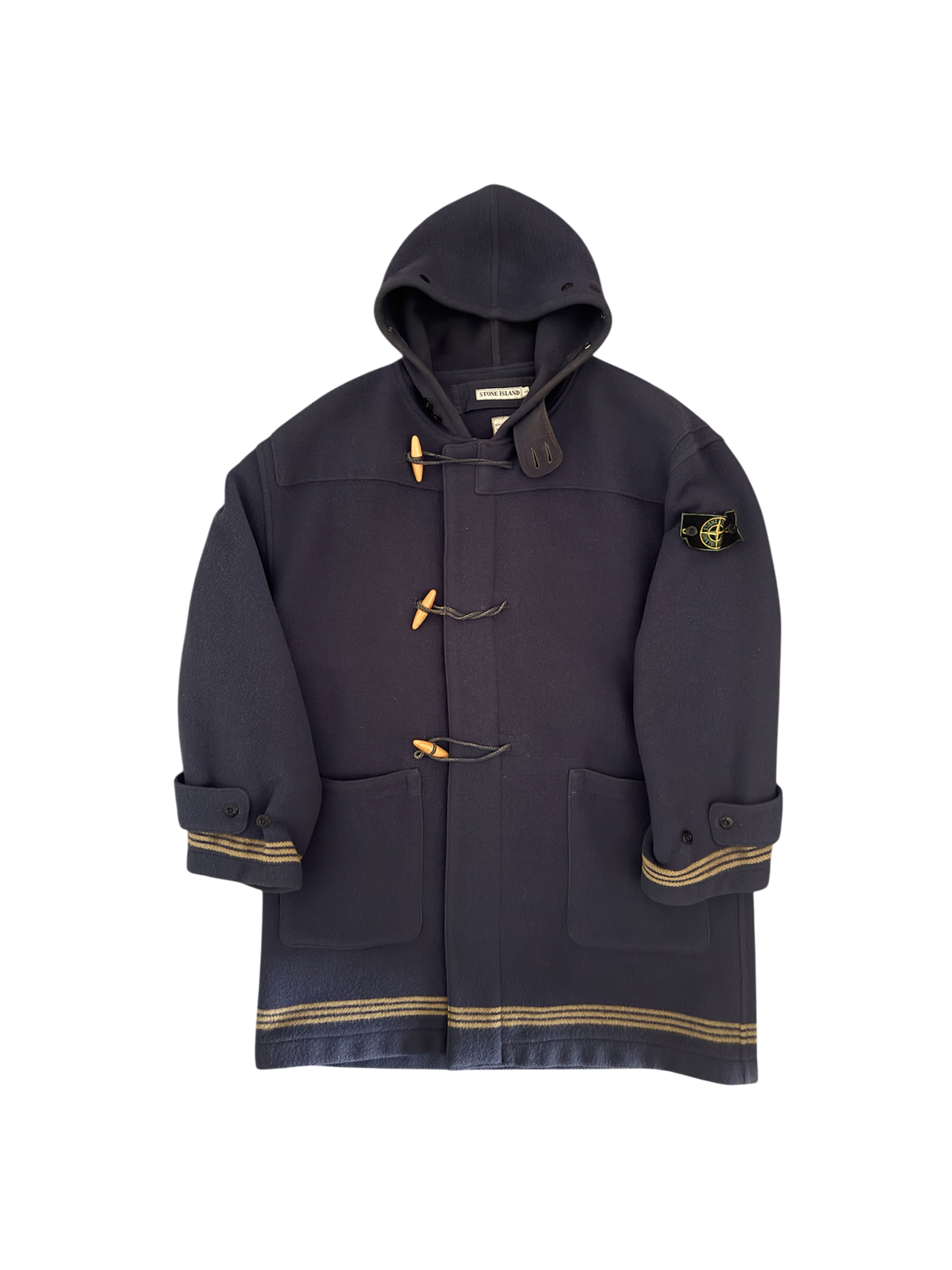 Stone Island 1988 Blue Wool Montgomery - Large