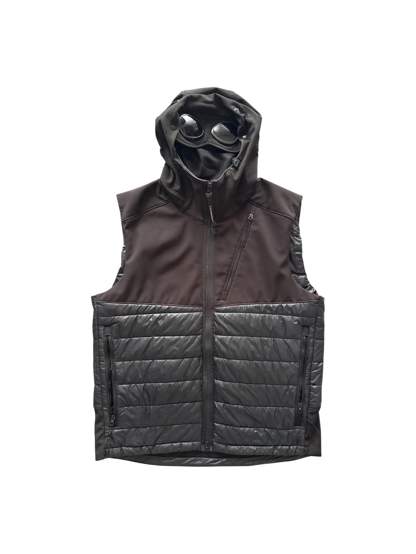 C.P. Company Black 'CP Shell' Goggle Vest - 54 (XXL)