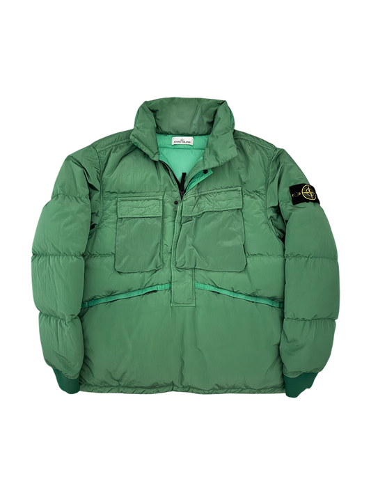 Stone Island 'Nylon Metal Down TC' Green Anorak - Large