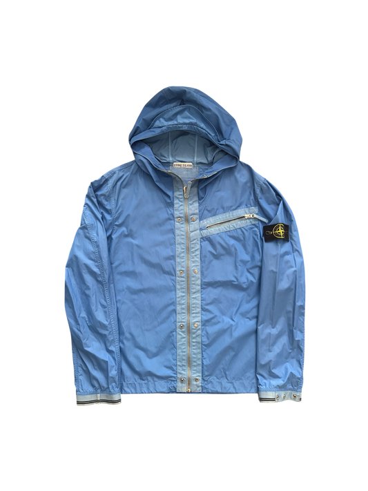 Stone Island Light Blue Spalmatura Jacket - Medium