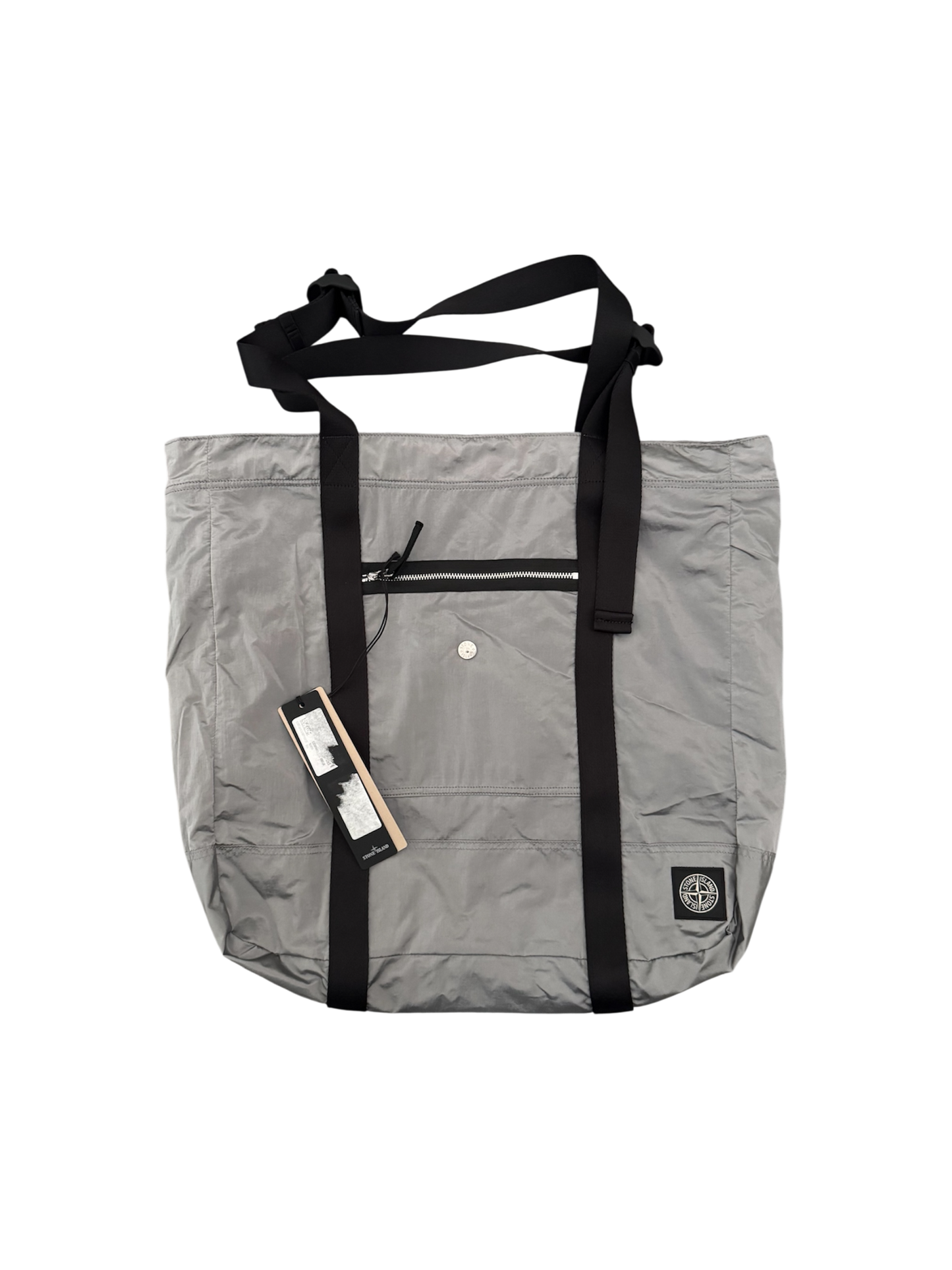 Stone Island Grey Nylon Metal Bag - Unisize