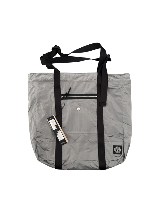 Stone Island Grey Nylon Metal Bag - Unisize