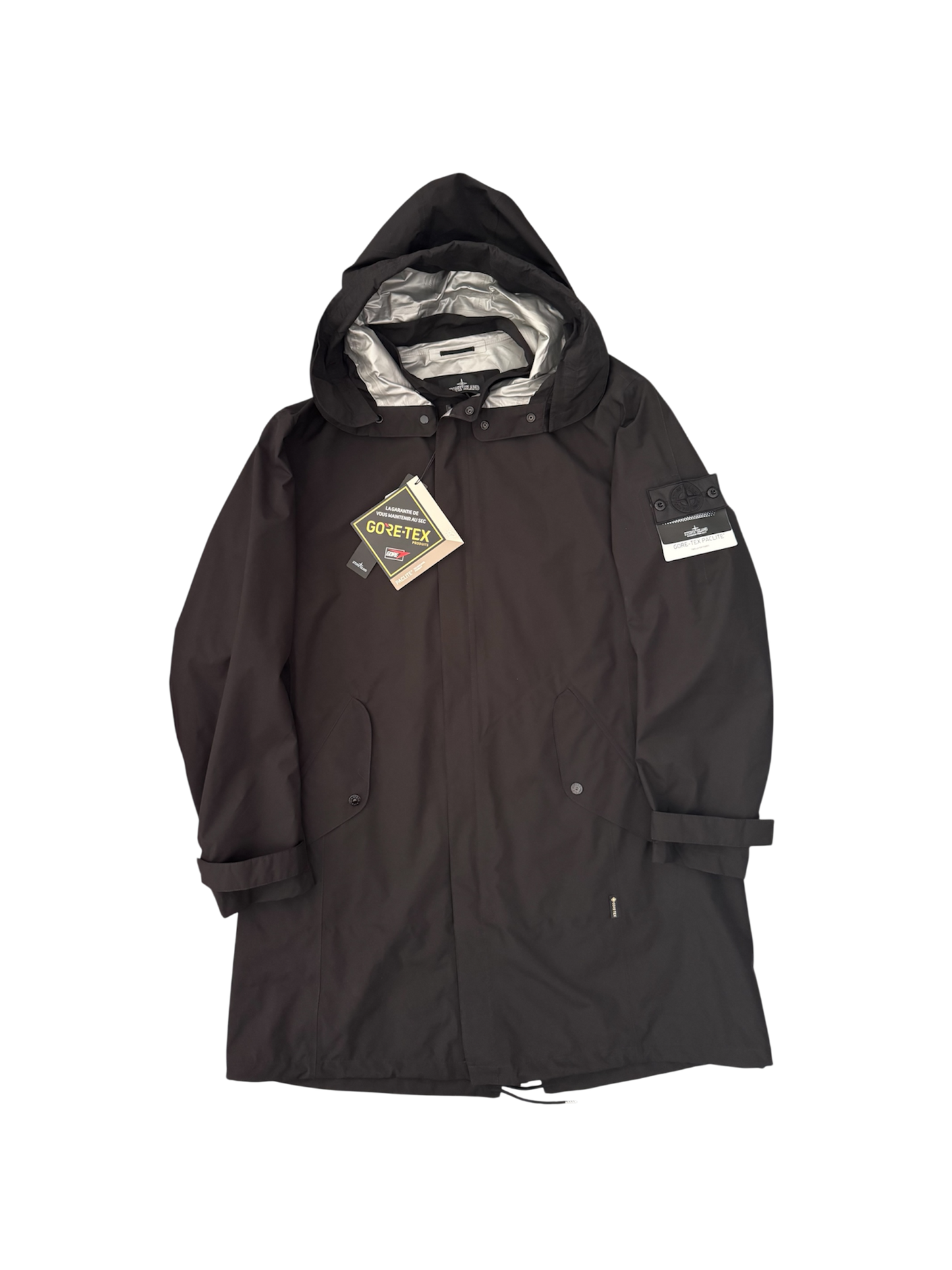 Stone Island Shadow Project Black 'Goretex Paclite' Parka - XL