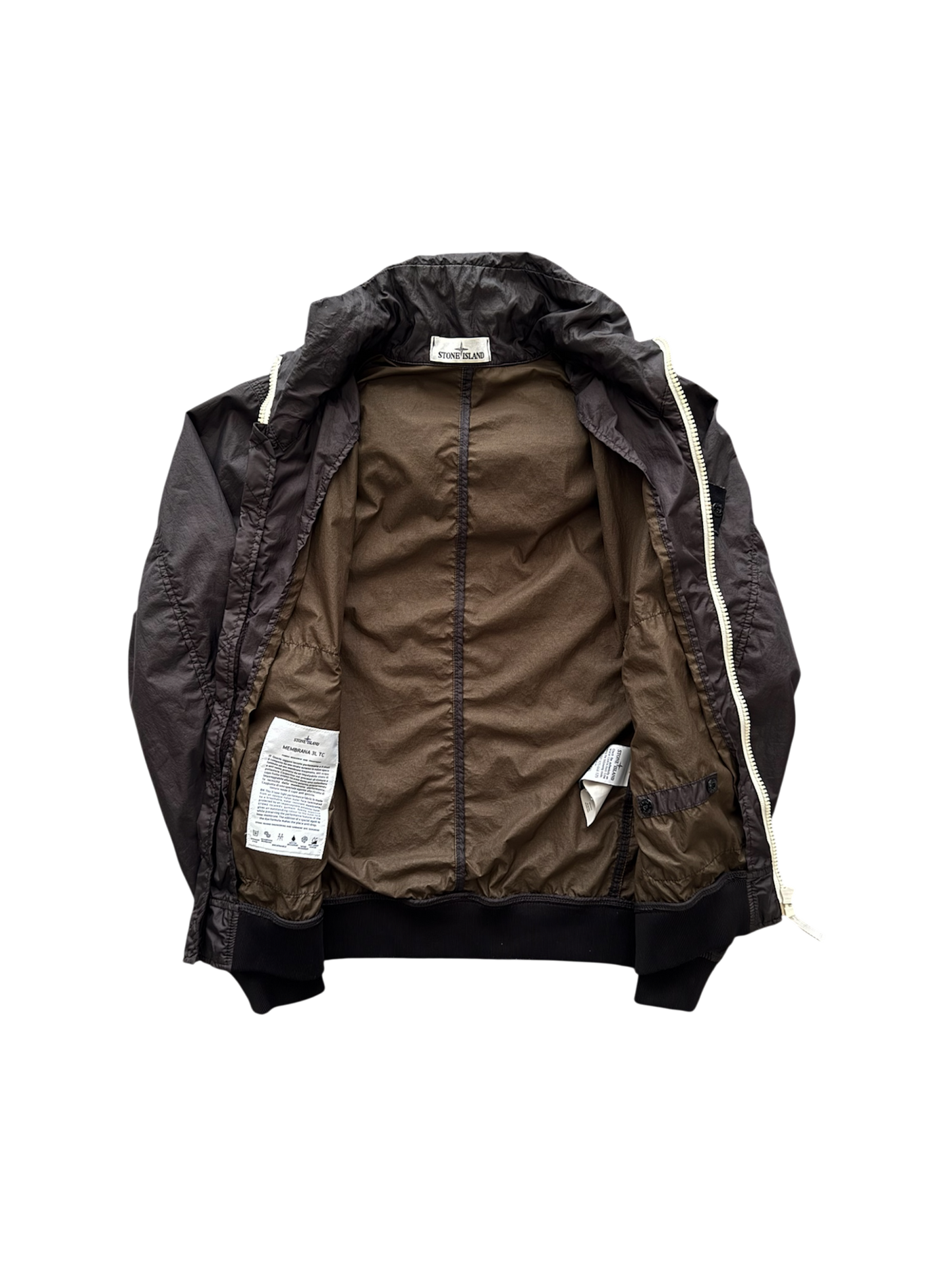 Stone Island Black 'Membrana 3L TC' Jacket - Small