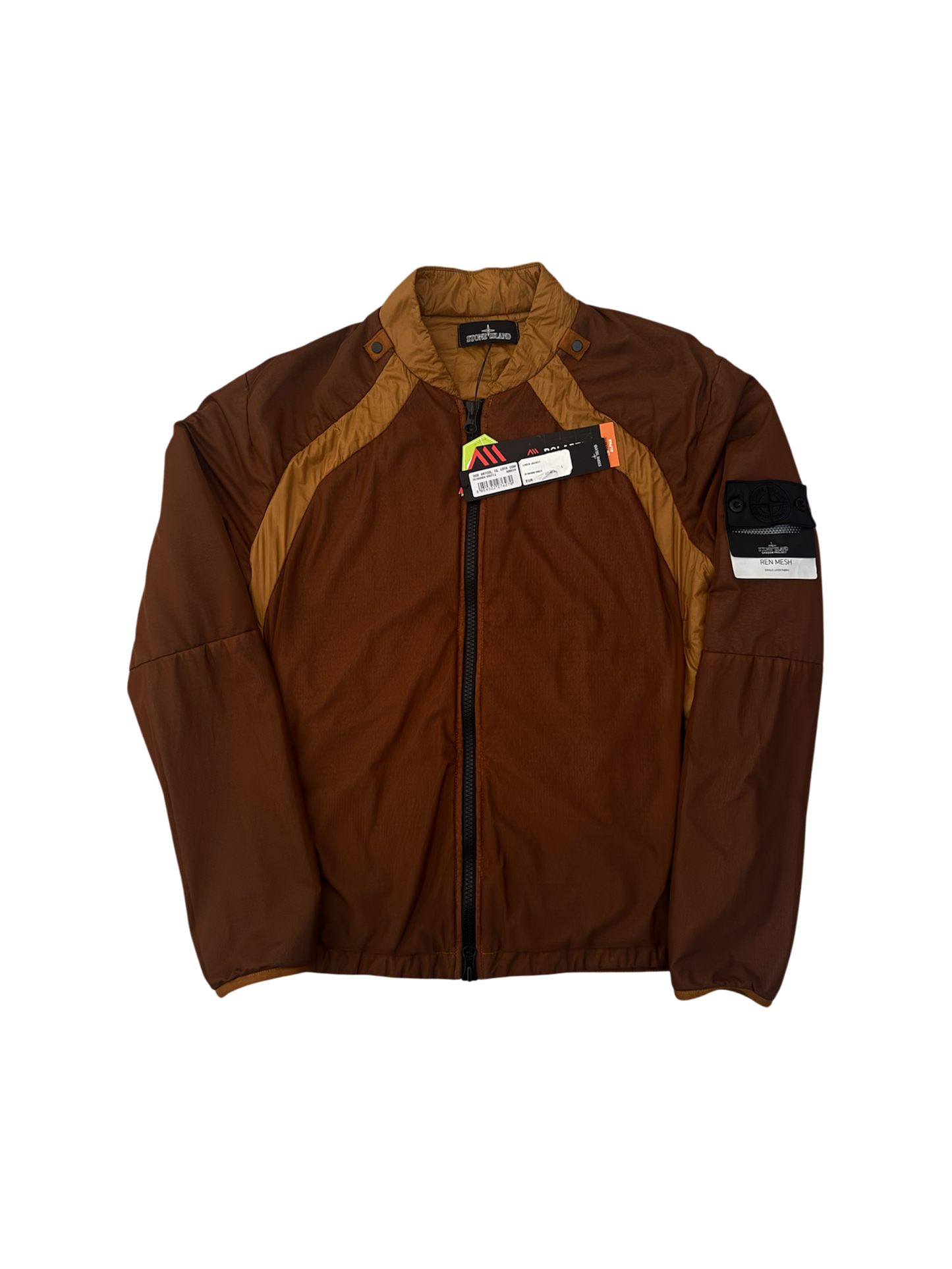 Giacca Stone Island Shadow Project 'Ren Mesh' Marrone - Large