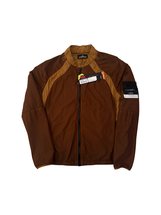 Stone Island Shadow Project 'Ren Mesh' Brown Jacket - Large