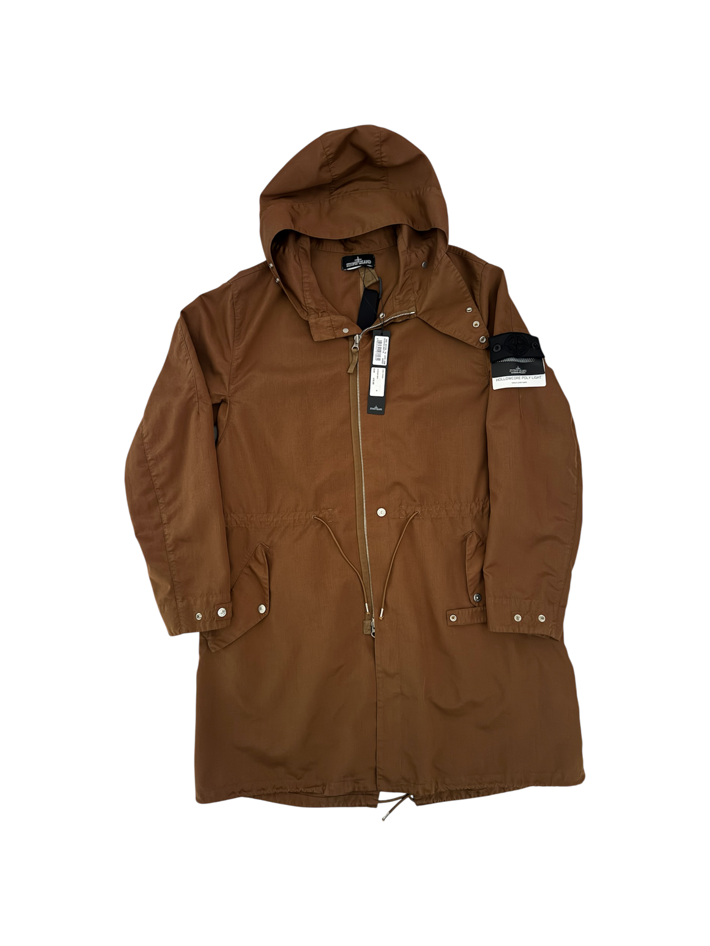 Stone Island Shadow Project Brown 'Hollowcore Poly Light' Parka - Large