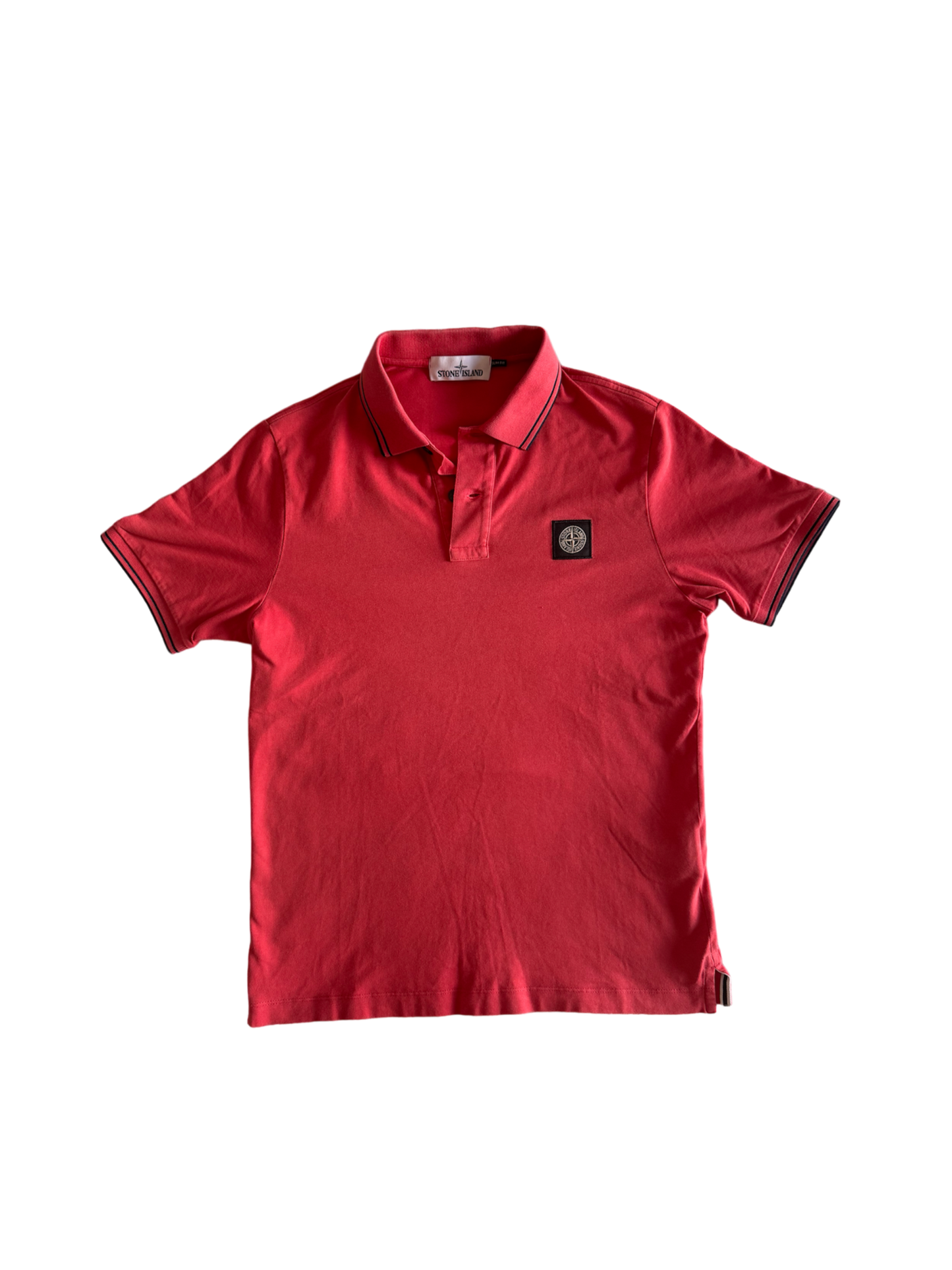 Stone Island Red Polo - Medium