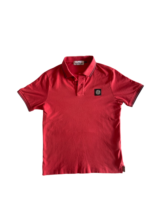 Stone Island Red Polo - Medium