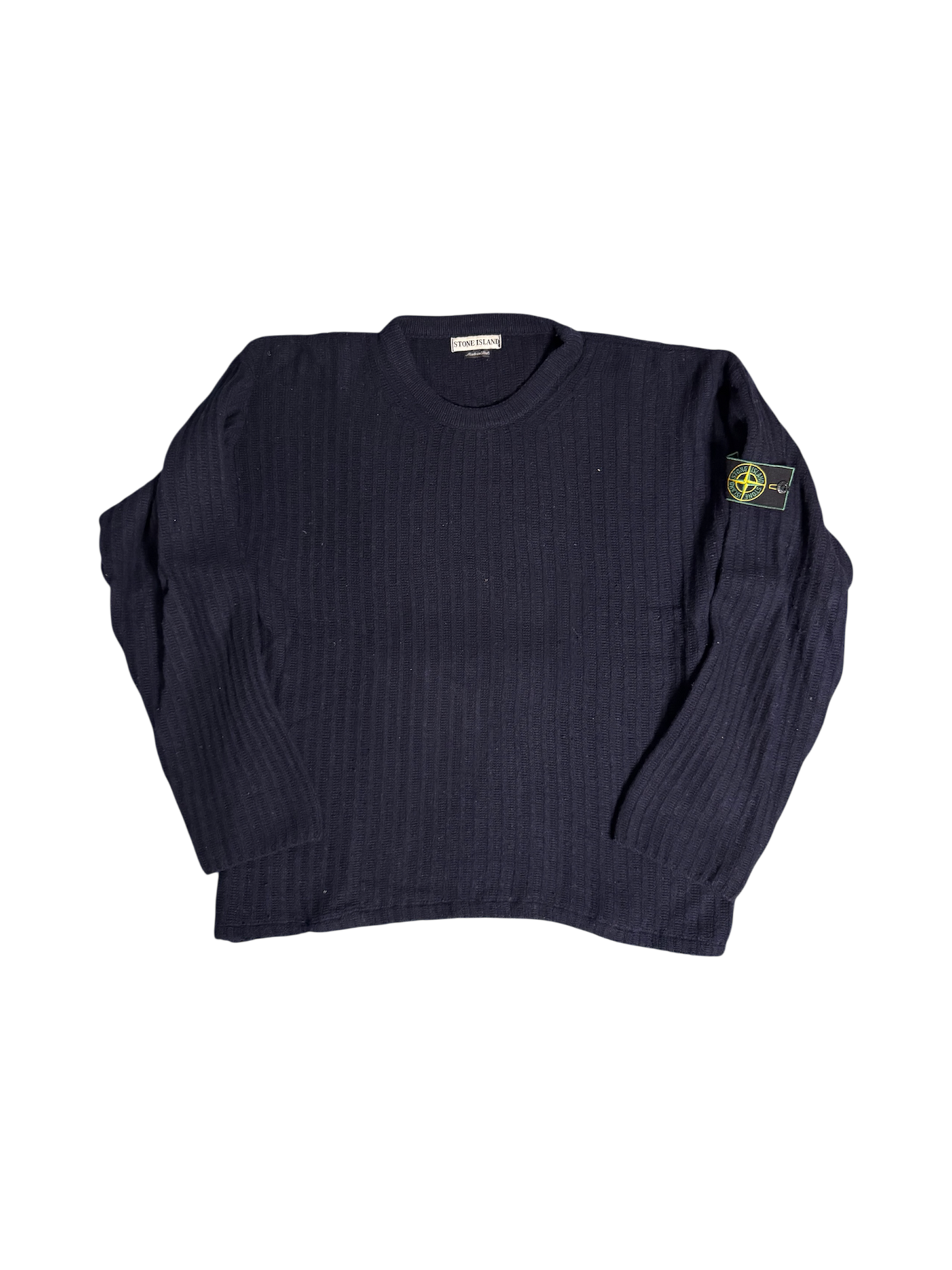 Stone Island Vintage Navy Wool Knit - Large