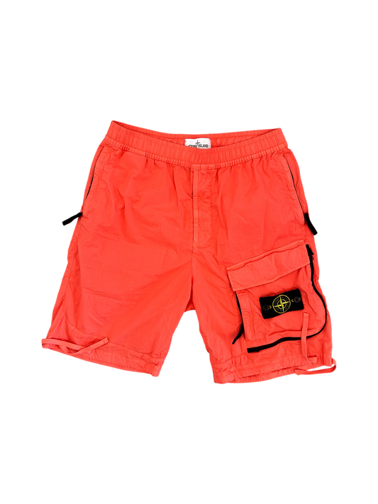 Stone Island Red Comfort Fit Shorts - W31