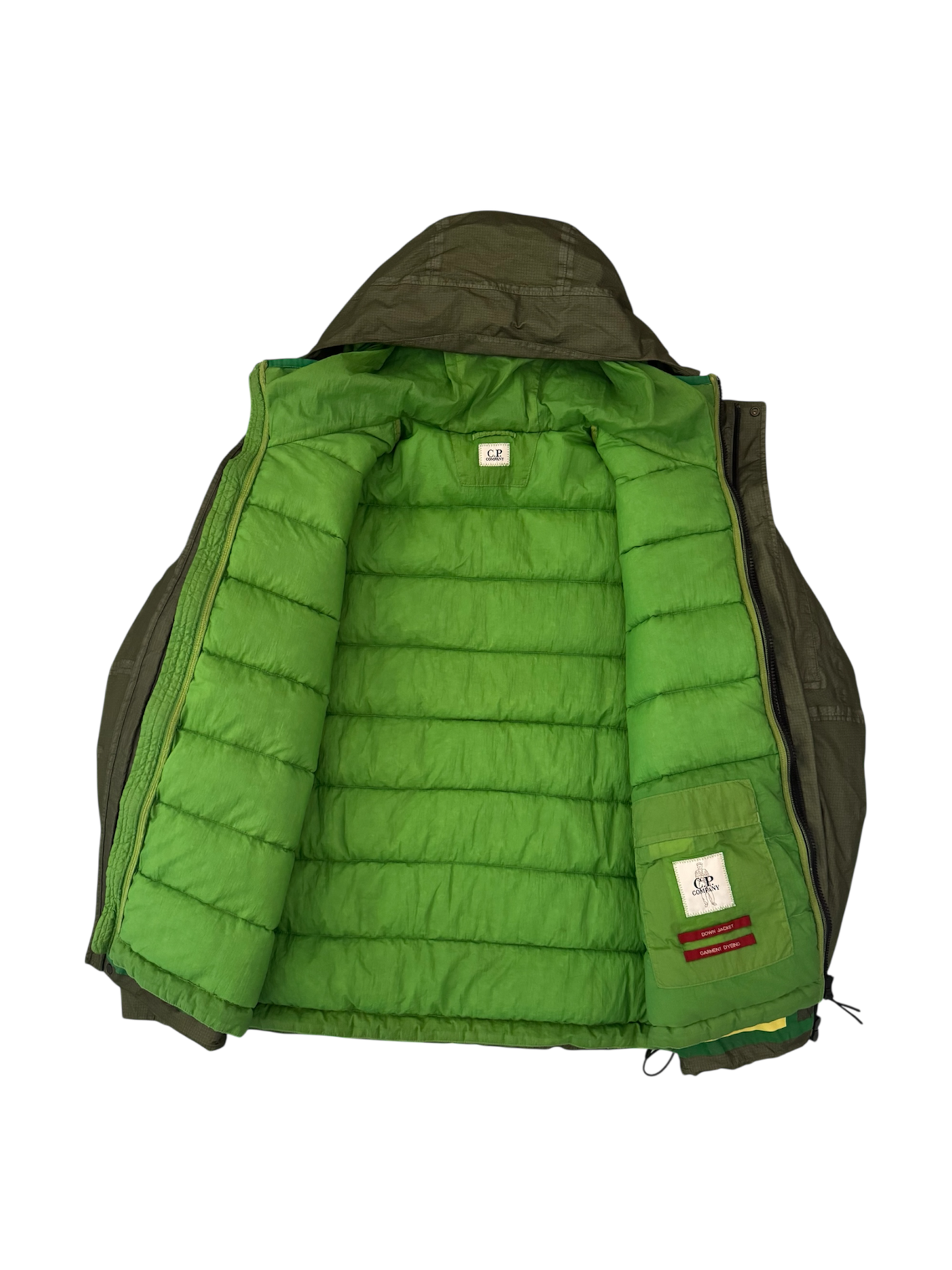 C.P. Company Green 'Gore G-Type' Down Jacket - 50 (Large)