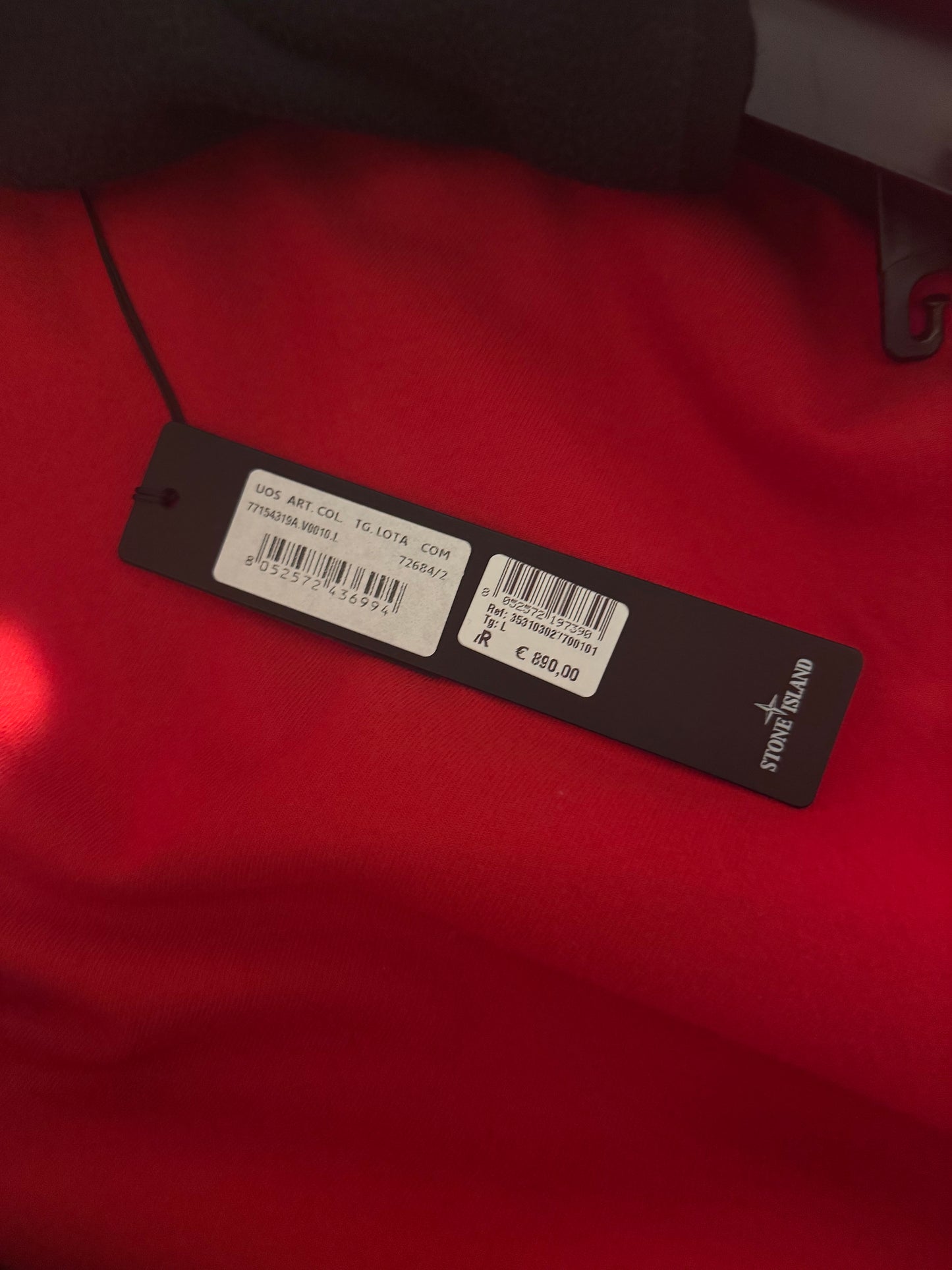 Stone Island 'Needle Punched Reflective' Balaclava Jacket - Large