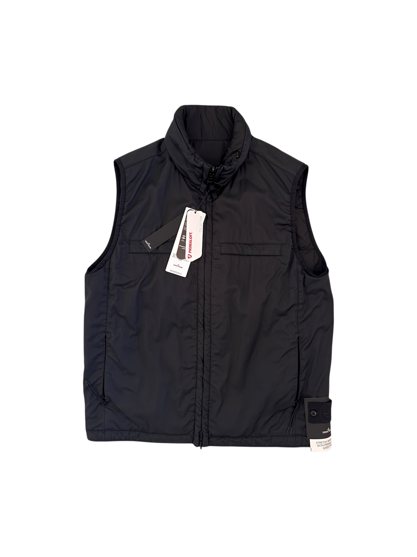 Stone Island 'Stretch Wool Nylon Primaloft Ghost Piece' Reversible Gilet - XL