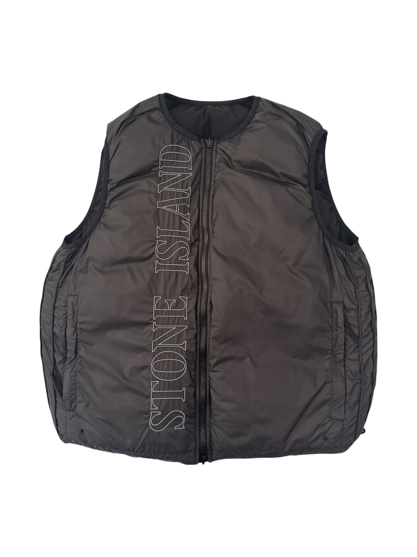 Stone Island Reversible 'Nylon Metal Econyl Nylon Down TC' BodyWarmer - XXL
