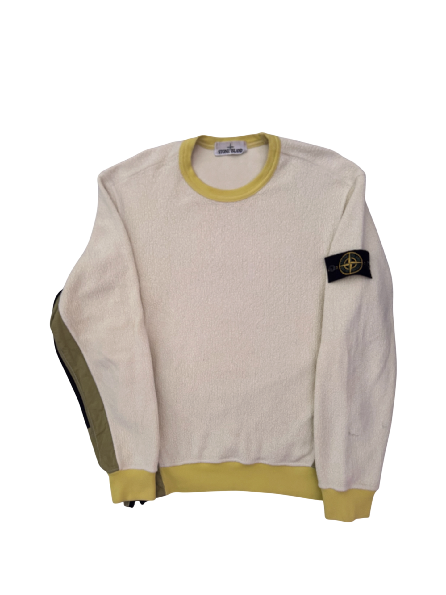 Stone Island Lime Teddy Pullover - Medium