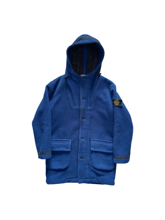 Stone Island Green Badge Blue Montgomery - Small